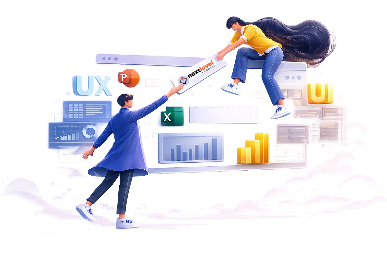 Next Level Reports LLC - Power BI Courses_Consulting - Background Hero Image